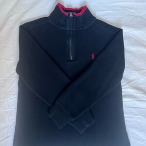 Polo by Ralph Lauren Boys Black Sweater Sweatshirt Size youth Small (8)